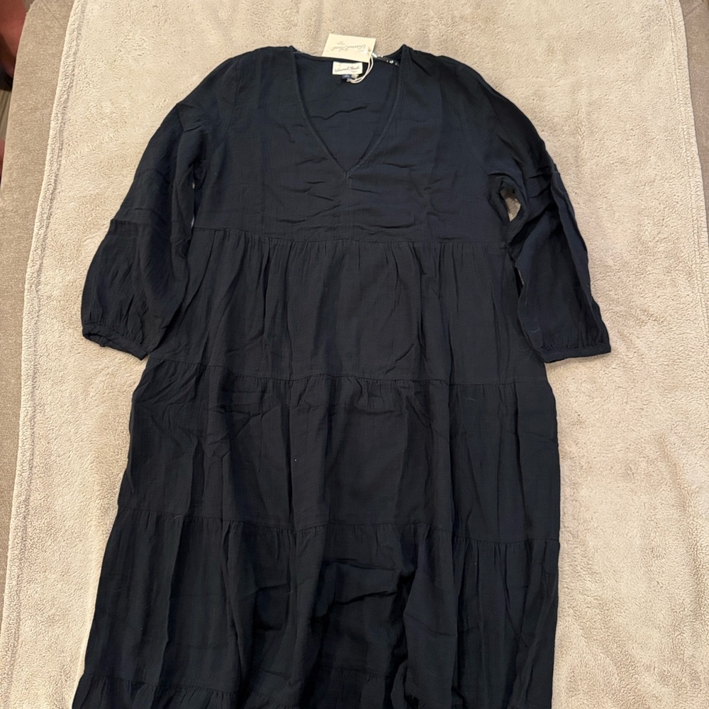 NWT Black Universal Threads V-Neck Dress XL
